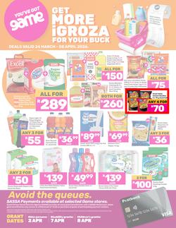 Game SASSA : Get More iGroza For Your Buck (24 March - 08 April 2026), page 1