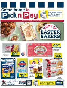 Pick n Pay Western Cape : Easter Baking Specials (09 March - 24 March 2026)