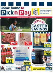 Pick n Pay Gauteng, Mpumalanga, Limpopo, Free State, North West & Northern Cape : Easter Specials (09 March - 24 March 2026)