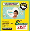 Pampers Premium Care Nappies Sizes 1-6-Per Pack