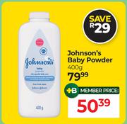 Johnson's Baby Powder-400g