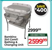 Bambino 2 In 1 Comfi Bathing & Changing Unit