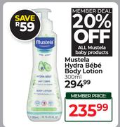 Mustela Hydra Bebe Body Lotion-300ml