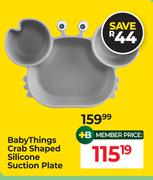 Baby Things Crab Shaped Silicone Suction Plate