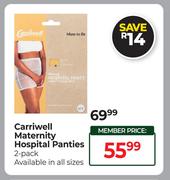 Carriwell Maternity Hospital Panties 2 Pack