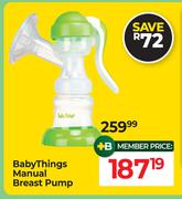 Baby Things Manual Breast Pump