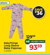 Baby Things Long Sleeve Baby Pajamas 2 Piece