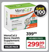 Mena Cal.7 Bone Health Supplement 90 Tablets