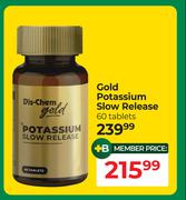 Dis-Chem Gold Potassium Slow Release 60 Tablets