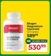 Biogen Magnesium Glycinate 120 Tablets