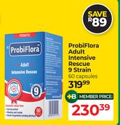 ProbiFlora Adult Intensive Rescue 9 Strain 60 Capsules