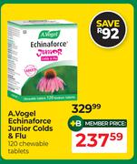 A.Vogel Echinaforce Junior Colds & Flu 120 Chewable Tablets