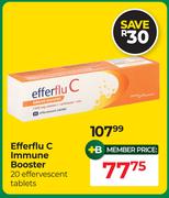 Efferflu C Immune Booster 20 Effervescent Tablets