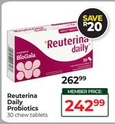 Reuterina Daily Probiotics 30 Chew Tablets
