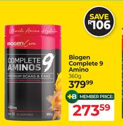 Biogen Complete 9 Amino-360g