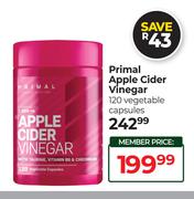 Primal Apple Cider Vinegar 120 Vegetable Capsules