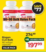 Biogen CLA Bulk 180 Softgel Capsules