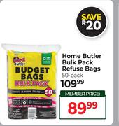Home Butler Bulk Pack Refuse Bags-50 Pack