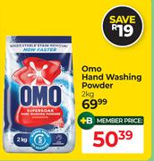 Omo Hand Washing Powder-2kg 