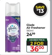 Glade Air Freshener-For 2 x 180ml