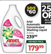 Ariel Automatic Concentrated Washing Liquid-3Ltr 