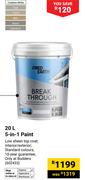 Fired Earth 20L 5 In 1 Paint (602433)