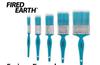 Fired Earth 5 Piece Enamel Paintbrush Set 850000097