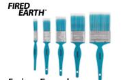 Fired Earth 5 Piece Enamel Paintbrush Set 850000097