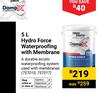 Fired Earth Damp-X 5L Hydro Force Waterproofing With Membrane 757010, 757017