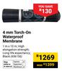 4mm Torch On Waterproof Membrane 1m x 10m 656156
