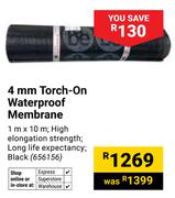 4mm Torch On Waterproof Membrane 1m x 10m 656156