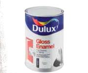 Dulux 5L Brilliant White Gloss Enamel 11356002