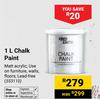 Fired Earth 1L Chalk Paint 553110