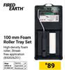 Fired Earth 100mm Foam Roller Tray Set 850026251
