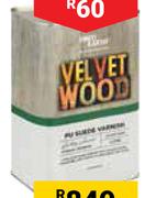 Fired Earth 5L Velvet Wood PU Suede Or Gloss Varnish 850025015, 850024963
