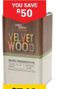 Fired Earth 5L Velvet Wood Preservative 529162