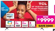 TCL 65" QLED Mini LED Google TV 65C6KS 850026116