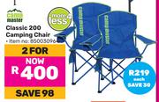 Campmaster Classic 200 Camping Chair 850030964-For 2
