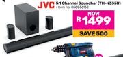JVC 5.1 Channel Soundbar TH-N335B 850036152