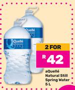 Aquelle Natural Still Spring Water-For 2 x 5Ltr