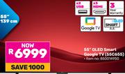 TCL 55"(139cm) QLED Smart Google TV 55C655