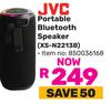 JVC Portable Bluetooth Speaker XS-N2213B