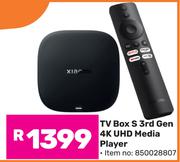 Xiaomi TV Box S 3rd Gen 4K UHD Media Player