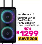 Volkano Summit Series Dual Trolley Party Speaker