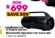 Volkano X Cobra Series Bluetooth Speaker VK-3454-BK