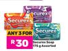 Securex Soap Assorted-For Any 3 x 175g
