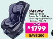 Safeway Indra Car Seat Group 0+/1,0-18Kg 790493