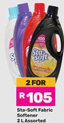 Sta Soft Fabric Softener-For 2 x 2L