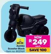 Big Jim Jumbo Scooter Black 802969