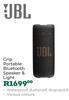 JBL Grip Portable Bluetooth Speaker & Light